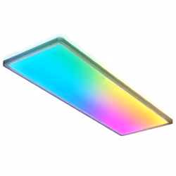 Description générale Le plafonnier LED RGB de B.K.Licht est un luminaire moderne et ultraplat, idéal pour apporter une touche ...