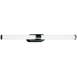 B.K.Licht lampe miroir LED salle de bain lumière blanche neutre IP44 résistante éclaboussures lampe murale 9W 55 cm noir design moderne