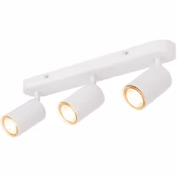 B.K.Licht - Plafonnier orientable, GU10, 3-lampes, spot de plafond, lampe de salon, lampe de chambre à coucher, lampe de cuis ...