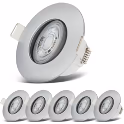 Description générale Ce lot de 6 spots LED encastrés est idéal pour éclairer divers espaces de votre maison, tels que la cuis ...