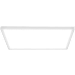 B.k.licht - Plafonnier led, Plat, Lumière indirecte, Lumière blanc neutre, Blanc, 42 x 42 x 3 cm