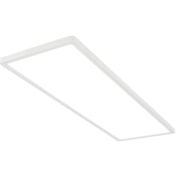 B.k.licht - Plafonnier led, Plat, Lumière indirecte, Lumière blanc neutre, Blanc, 58 x 20 x 3 cm