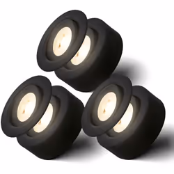 Set de 3 lampes polyvalentes - Ces lampes LED encastrées offrent trois fois plus de flexibilité pour votre éclairage, au choi ...