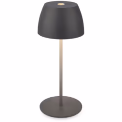Éclairage compact et élégant - La mini lampe de table anthracite de haute qualité s'intègre parfaitement dans tous les enviro ...