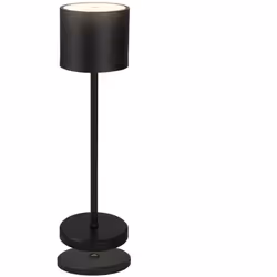 Lampe de table élégante en noir - Cette lampe à piles s'intègre parfaitement dans tout environnement, qu'il s'agisse d'un int ...