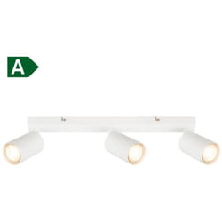 B.k.licht - plafonnier led eek a, eek a, orientable, lumière 50.000h, ampoule interchangeable, blanc, 15,5 x 5,5 x 44 cm