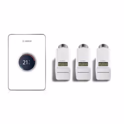 Le thermostat intelligent Bosch EasyControl CT200 offre une gestion intelligente et intuitive du chauffage pour un confort pe ...