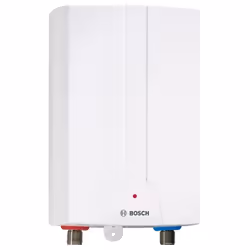 Bosch Tronic 1000 B, Sans réservoir (instantané), verticale, 6000 W, Système de chauffe-eau unique, Intérieure, Blanc