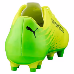 PUMA Evospeed 17.5 FG Football Mâle 38 Noir, Citron vert, Jaune