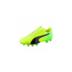 PUMA evoSPEED 17.2 FG Football Mâle 42 Noir, Citron vert, Jaune
