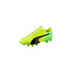 PUMA evoSPEED 17.2 FG, Football, Mâle, Noir, Citron vert, Jaune, Adulte, EUE, Motif
