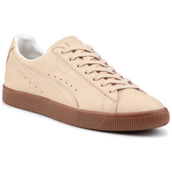 Sneakers Clyde Veg Tan Cuir Beige