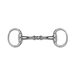 Mors olive pour cheval anatomique double brisure Waldhausen Massif