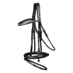 Bridon équitation muserolle combinée Waldhausen X-Line Supersoft Glam