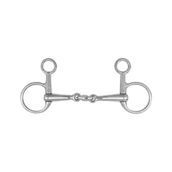 Mors baucher pour cheval brisure double Waldhausen Massif