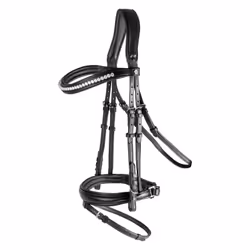 Bridon équitation muserolle combinée Waldhausen X-Line Supersoft Joy