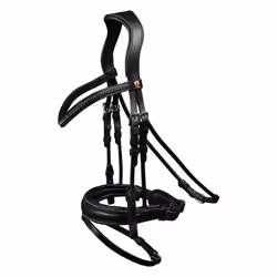 Bridon équitation muserolle combinée Waldhausen S-Line Glamour
