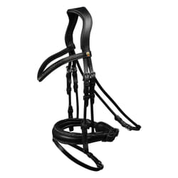 Bridon équitation muserolle combinée Waldhausen S-Line Glamour