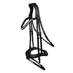 Bridon équitation muserolle combinée Waldhausen S-Line Essential