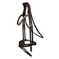 Bridon équitation muserolle combinée Waldhausen S-Line Essential