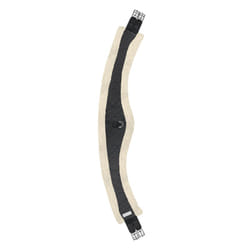 Sangle de dressage d'équitation demi-lune longue avec tissu molletonné Waldhausen