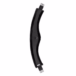 Sangle de dressage d'équitation demi-lune longue avec tissu molletonné Waldhausen