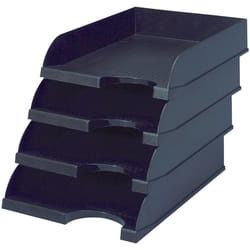BJZ C-199 975 bac de rangement de bureau Plastique Noir