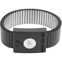 A-64117 Bracelet métallique esd noir R052302 - BJZ