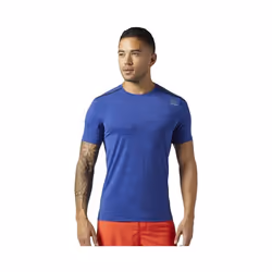 T-shirt homme Reebok Activchill - Bleu - Coutures thermocollées - Coupe ajustée