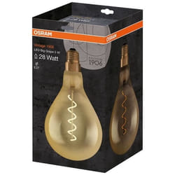OSRAM Ampoule LED standard 160mm édition 1906 claire filament or 5W E27