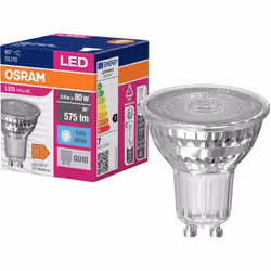 enquête Puissance= 6.9 W Flux lumineux total= 575 lm Couleur d'éclairage= 4000 K blanc neutre description LED reflector lamps ...