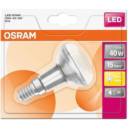 Led spot R50 33W E14 blanc chaud - blister de 1