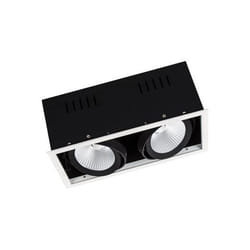 LEDVANCE SPOT MULTI 2 x 30W 3000K FL WT/BK Spot lumineux encastrable Noir, Blanc LED