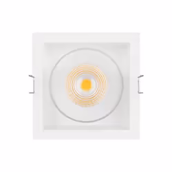 LEDVANCE SPOT SQUARE DK ADJ 8 W 3000 K WT Spot lumineux encastrable Blanc LED