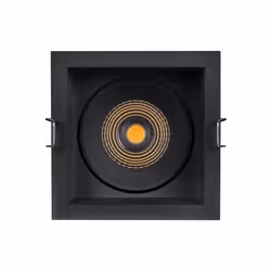 LEDVANCE SPOT SQUARE DK ADJ 8 W 3000 K BK Spot lumineux encastrable Noir LED