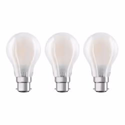 OSRAM - Led standard full glass 7W B22 blanc chaud boite de 3
