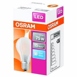 OSRAM - Ampoule LED standard verre dépoli 8W75 E27 blanc froid boite de 1