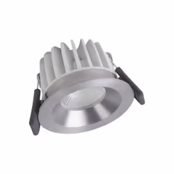 LEDVANCE SPOT FP FIX DIM 8 W 4000 K IP44 SI, Spot lumineux encastrable, 1 ampoule(s), LED, 4000 K, 670 lm, Argent