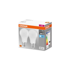 Lot de 2 ampoules LED E27 8.5W (60W) 4000K 806lm Osram
