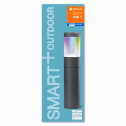Osram SMART+ Modern Lantern Multicolour Piedestal extérieur/Lampadaire intelligent Bluetooth Gris 12 W