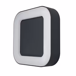LEDVANCE ENDURA STYLE Square, Éclairage mural extérieur, Gris, Aluminium, Polycarbonate (PC), IP44, Façade, Patio, I