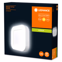 LEDVANCE ENDURA STYLE Square Éclairage mural extérieur Ampoule(s) non remplaçable(s) LED Blanc