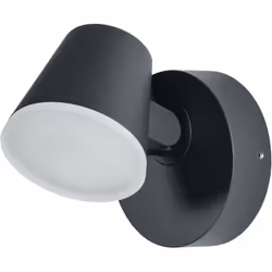 Wall luminaires with rotatable head . Caractéristiques produit: Tête du luminaire avec rotation : 320 °/ inclinaison : 75 °.  ...