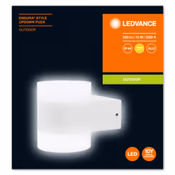 LEDVANCE ENDURA STYLE UpDown Puck Éclairage mural extérieur Ampoule(s) non remplaçable(s) LED Blanc