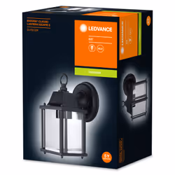LEDVANCE ENDURA CLASSIC Éclairage mural extérieur E27 Noir