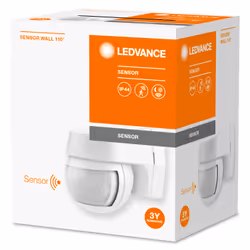 LEDVANCE SENSOR WALL 110DEG Capteur infrarouge passif (PIR) Avec fil Mur Blanc