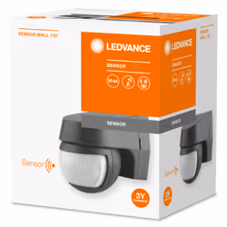 LEDVANCE SENSOR WALL 110DEG Capteur infrarouge passif (PIR) Avec fil Mur Graphite