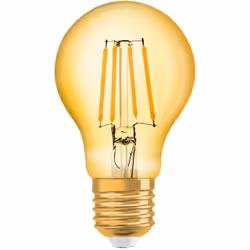 Lampesdirect ® est le grossiste de Ampoules LED | Chez Lampesdirect, le "Osram Vintage 1906 LED E27 Poire Filament Dorée 4W 4 ...