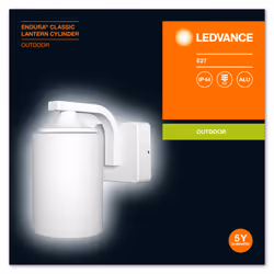 LEDVANCE ENDURA CLASSIC Éclairage mural extérieur E27 Blanc
