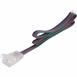Connecteurs pour bandes LED RVB. Avantages produit : Installation simple du connecteur, pas besoin de câblage manuel. Install ...